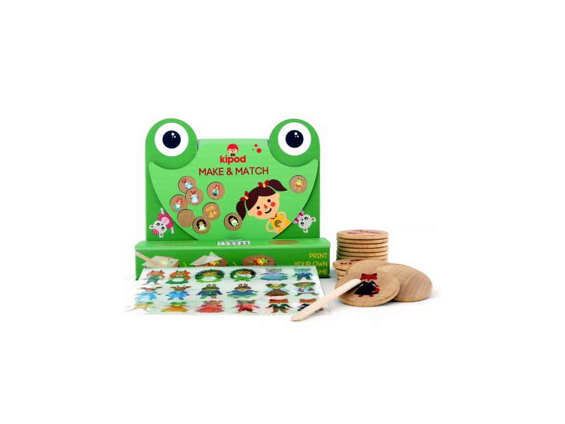 

Набор-мемори деревянный Kipod Toys Сделай пару