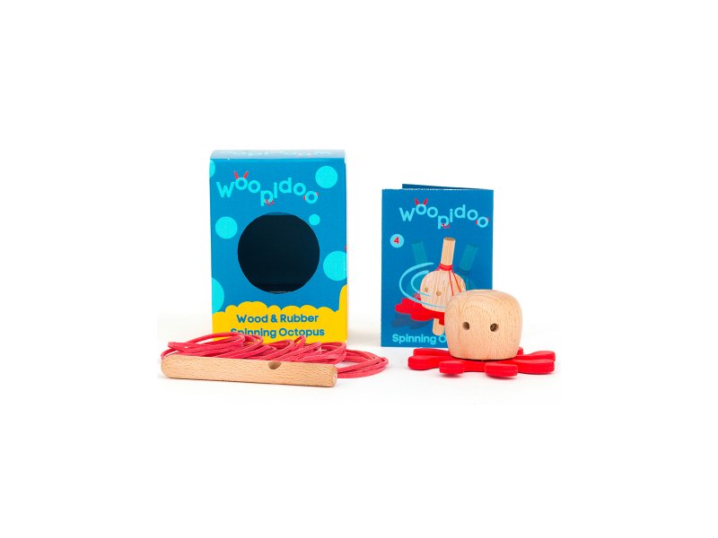 

Вертушка деревянная Kipod Toys Осьминог