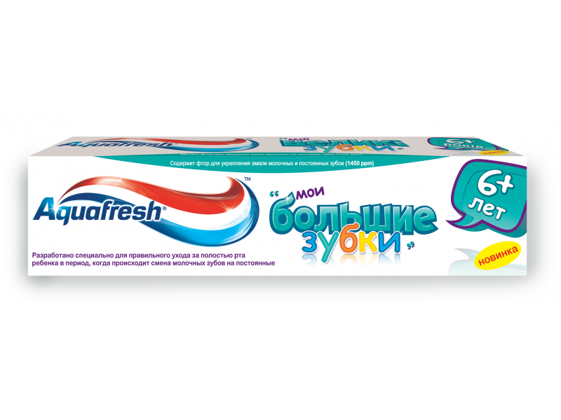 

Зубная паста Aquafresh Мои большие зубки 50 мл