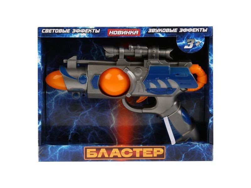 

Игрушка Играем вместе, Бластер на бат. Свет/звук