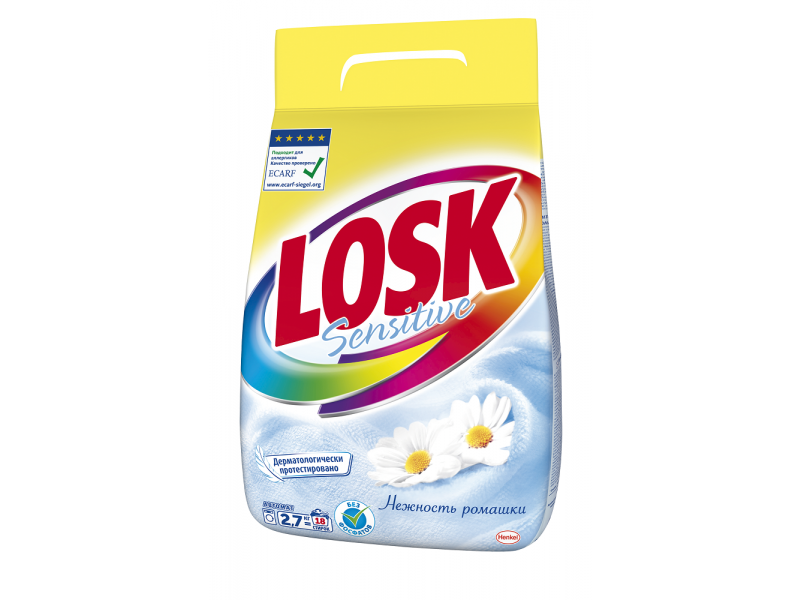 

Порошок стиральный Losk Sensitive, 2,7 кг