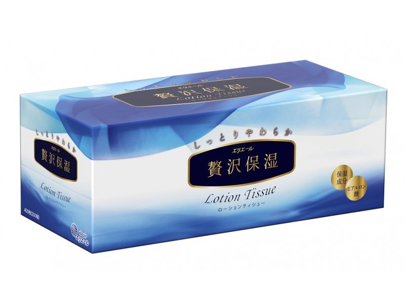 

Салфетки Elleair бумажные в коробке Lotion Tissue, 200 шт.