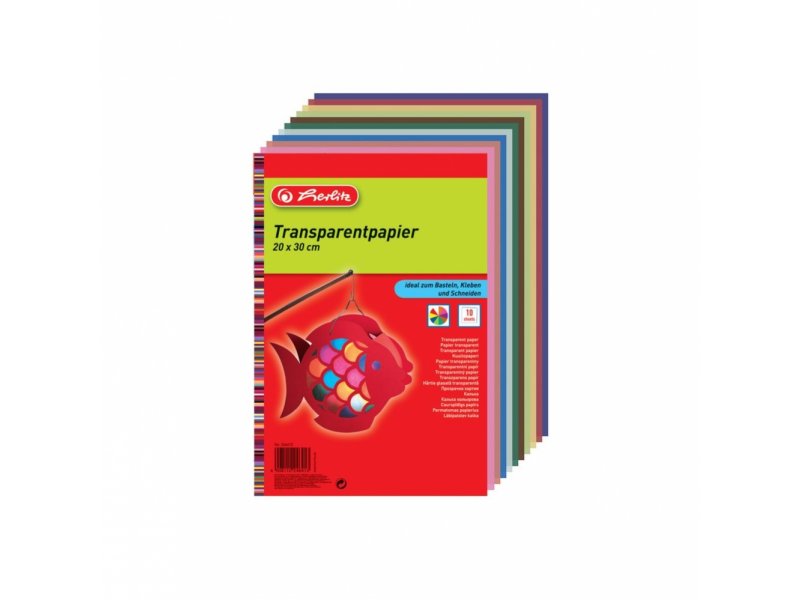 

Калька Herlitz, А4, 10 л., цветная