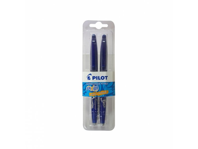 

Ручка Pilot, Frixion Ball, 0,7 мм, синяя, 2 шт.