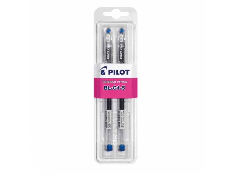 

Ручки Pilot, BL-G1-5T, 0.5 мм, синяя 2 шт.