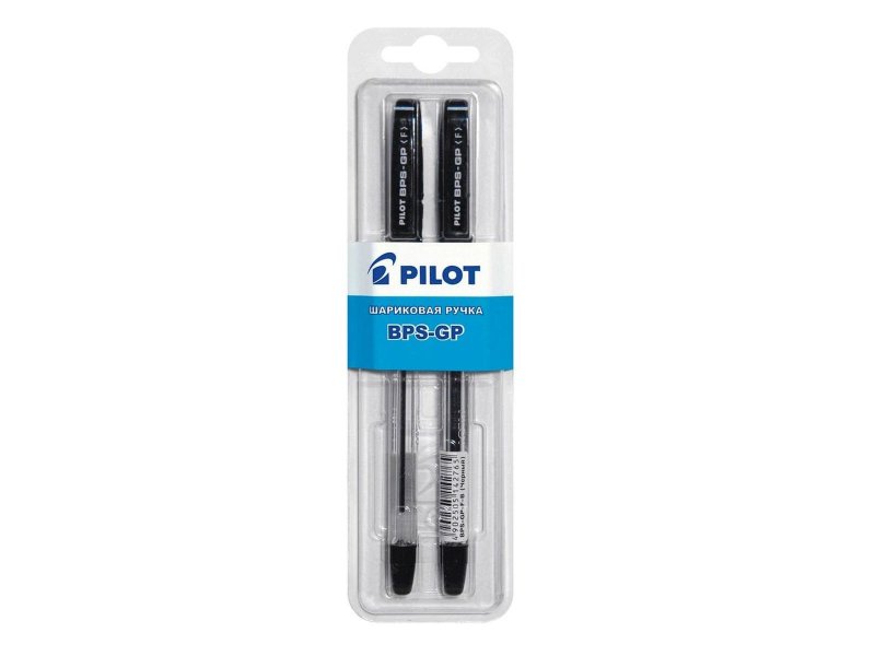 

Ручки Pilot, BPS-GP-F, 0.7 мм, черная 2 шт.