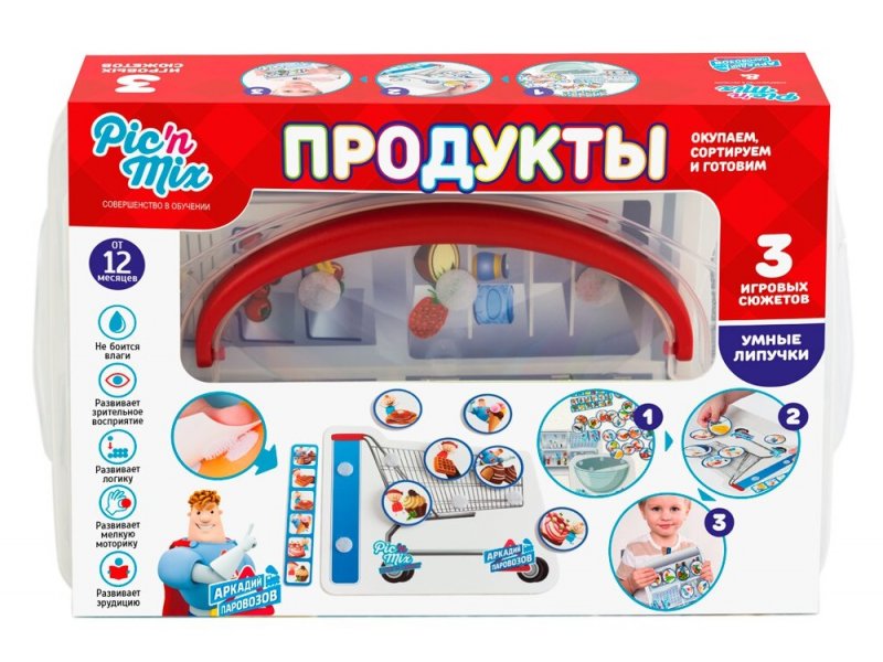 

Игра настольная PicnMix, Аркадий Паровозов, Продукты