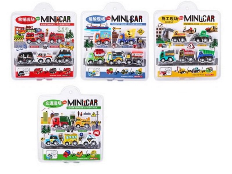 

Игрушка Junfa Набор Мини-машинки 5 шт.