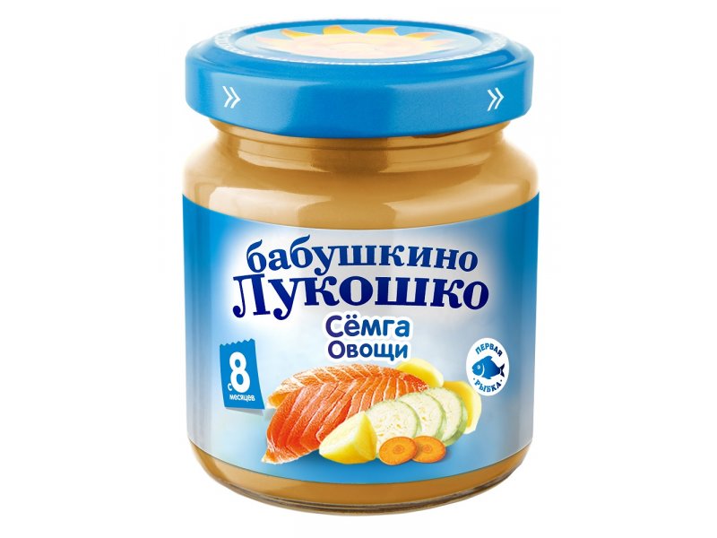 

Пюре Бабушкино Лукошко Рагу из семги с овощами 100 г