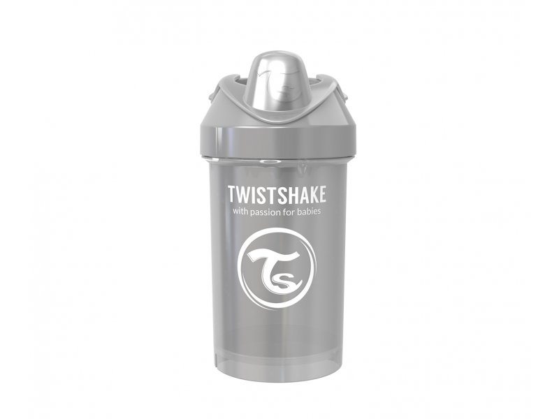 

Поильник Twistshake Pearl, Crawler Cup 300 мл серый