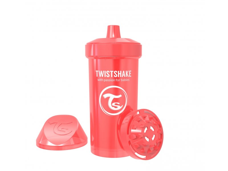 

Поильник Twistshake Pearl, Kid Cup 360 мл красный
