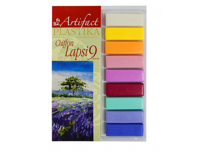 

Пластика Artifact Lapsi Chiffon с эффектом шифон 9 цв.*20 г