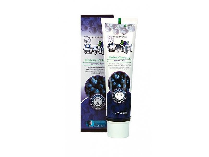 

Зубная паста Hanil с экстрактом голубики, 180 г