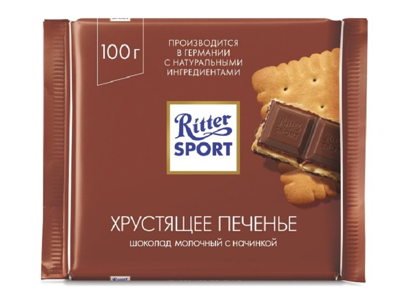 

Шоколад Ritter Sport молочный с печеньем в креме 100 г