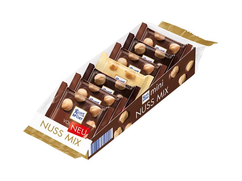 

Шоколад Ritter Sport ассорти 3 сорта 7 шт., 120 г