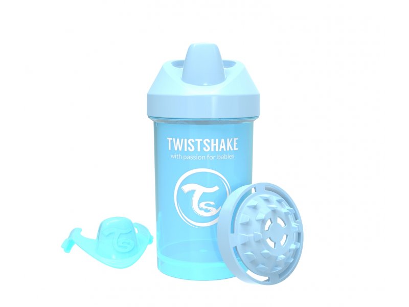 

Поильник Twistshake Crawler Cup Pastel 300 мл синий
