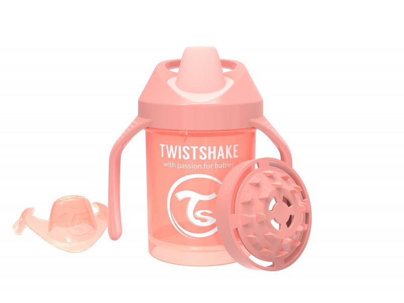 

Поильник Twistshake Mini Cup Pastel 230 мл персиковый