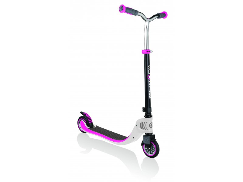 

Самокат Globber Foldable Flow 125 бело-розовый
