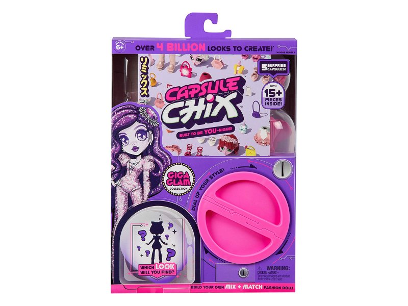 

Игрушка Moose Кукла Capsule Chix Гига-Глэм