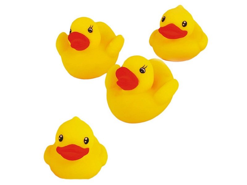 

Игрушки для ванной BeBeLino Уточки-пищалки