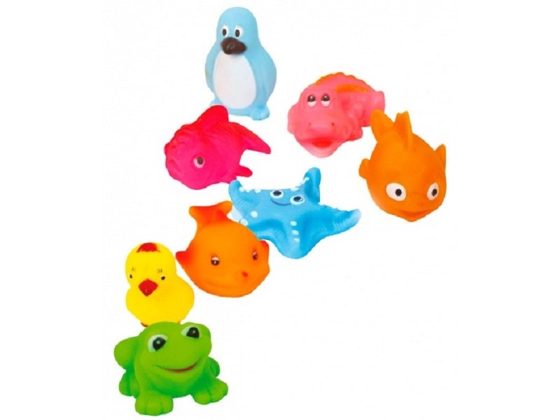 

Игрушка для ванной BeBeLino Пищалки Водные жители