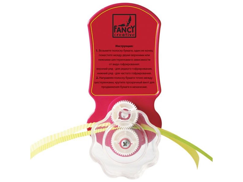 

Инструмент Fancy Creative для гофрирования полосок бумаги, Кримпер Deluxe