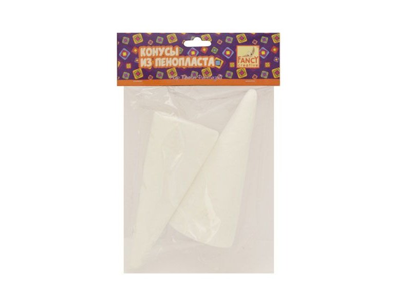

Конусы Fancy Creative из пенопласта 140 мм, 2 шт.