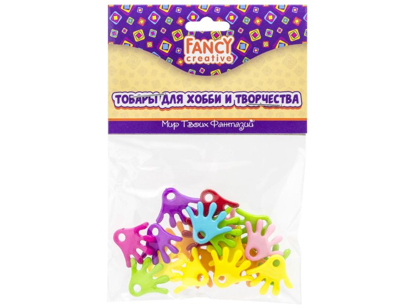 

Ладошки Fancy Creative декоративные цветные, орти, 20 шт.