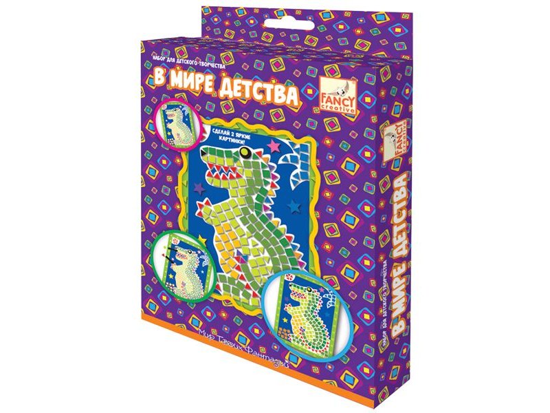 

Мозаика Fancy Creative бумажная самоклеящаяся, В мире детства