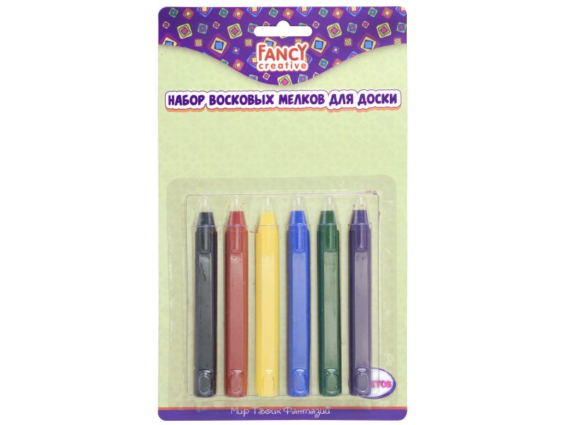

Мелки Fancy Creative восковые для доски, 9 см