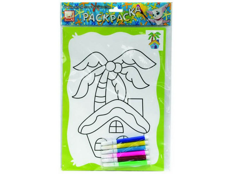 

Набор Fancy Creative, Раскраска 30*20 см, фломастеры