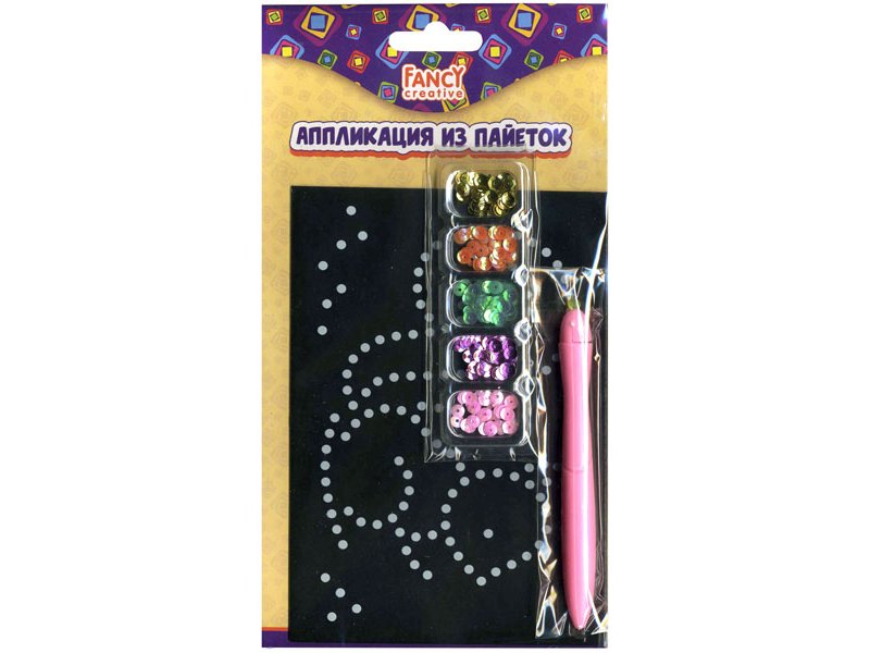 

Набор Fancy Creative, Аппликация из пайеток, 15*10 см