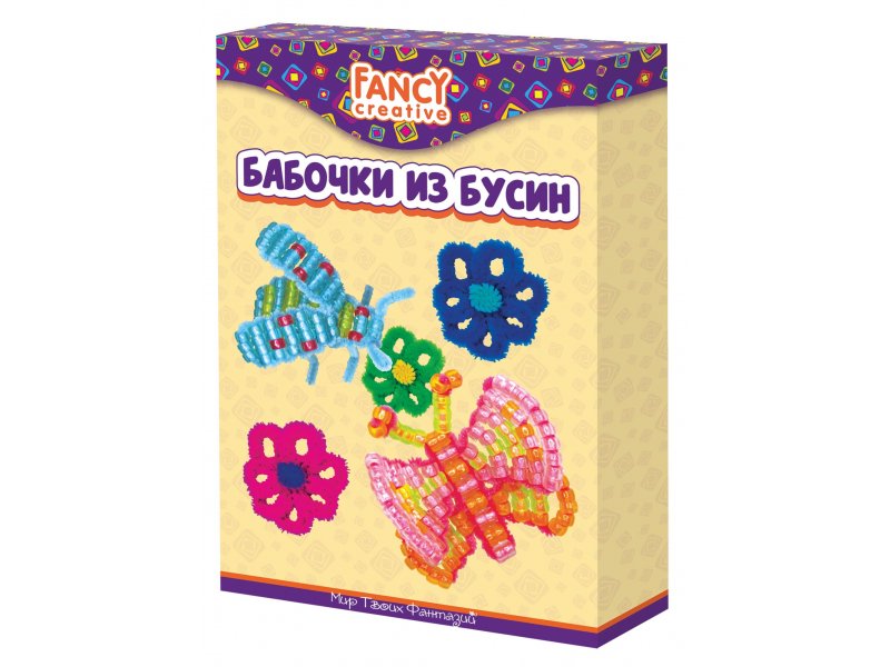 

Набор Fancy Creative, Бабочки из синели и бусин