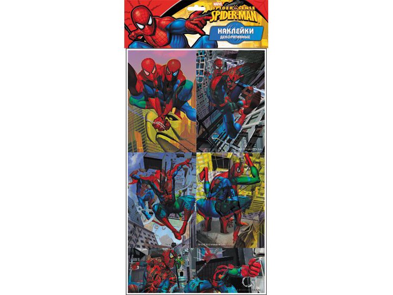 

Наклейки Action! 3D, Spiderman 12*20,5 см