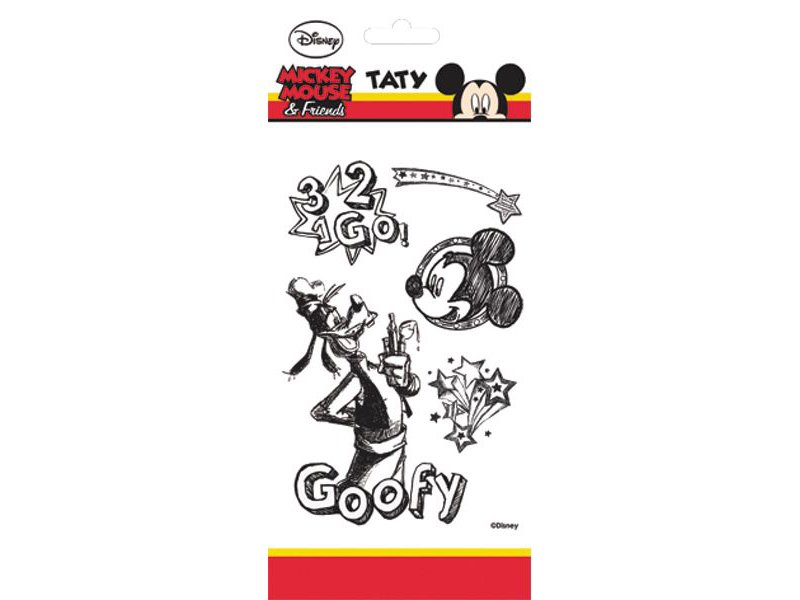

Тату Action! черно-белые Mickey 17,5*9 см