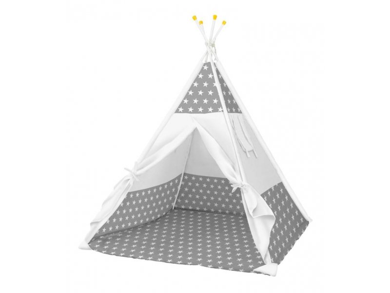 

Палатка-вигвам Polini kids детская, Звёзды серый