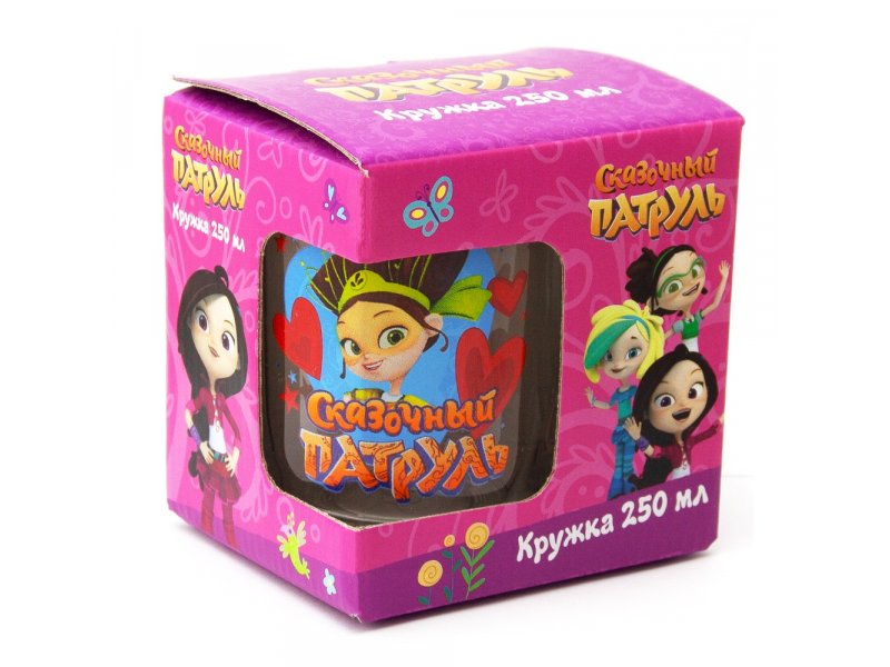 

Кружка ND Play, Сказочный Патруль. Маша, в подарочной упаковке, 250 мл, стекло