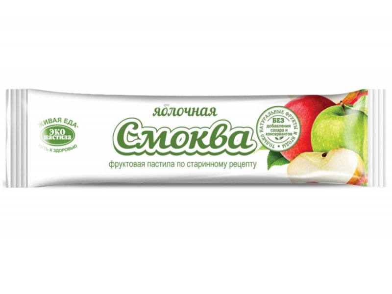 

Смоква ЭкоПастила фруктовая Яблочная, 30 г