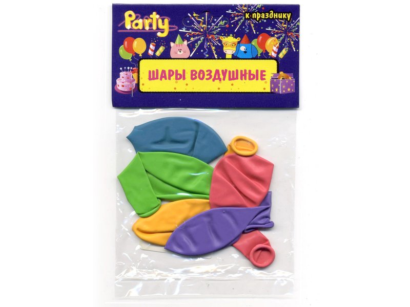 

Шары Action! воздушные, 25 см, 5 шт.