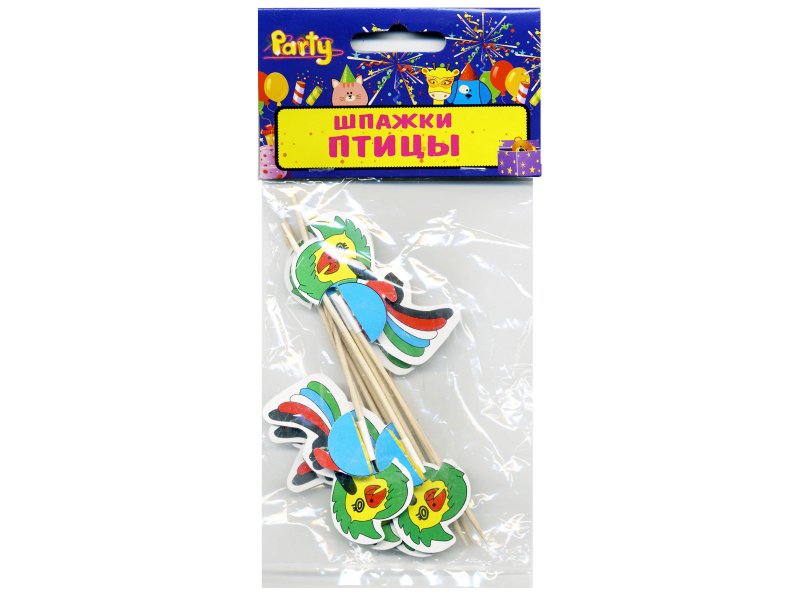 

Шпажки Action! Птицы для праздничной сервировки, 10 шт.