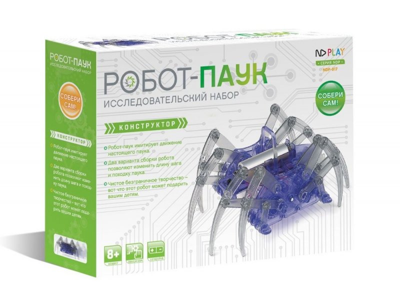 

Конструктор ND Play Робот-паук фиолетовый