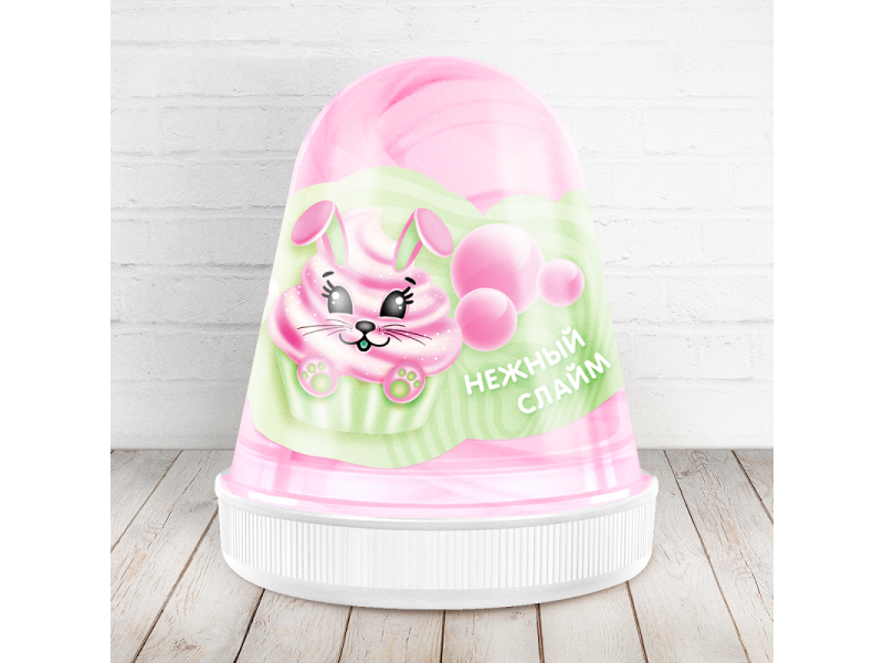 

Слайм KiKi Fluffy Монстер слайм, 100 г Баблгам