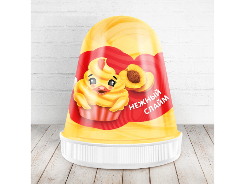 

Слайм KiKi Fluffy Монстер слайм, 100 г Персик