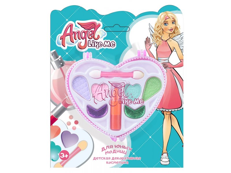 

Набор косметики Angel Like me, карманный Сердце