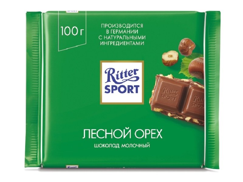 

Шоколад Ritter Sport молочный Лесной орех 100 г