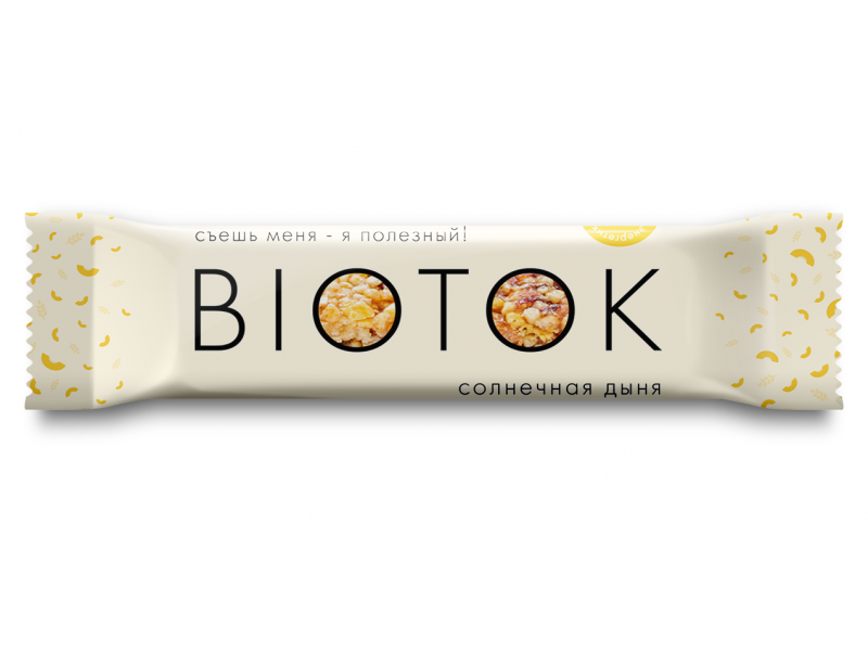 

Батончик мюсли Biotok Солнечная дыня 30 г