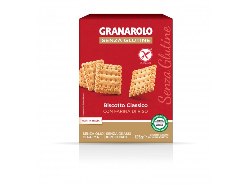 

Печенье Granarolo Biscotto Cassico классическое из рисовой муки 125 г
