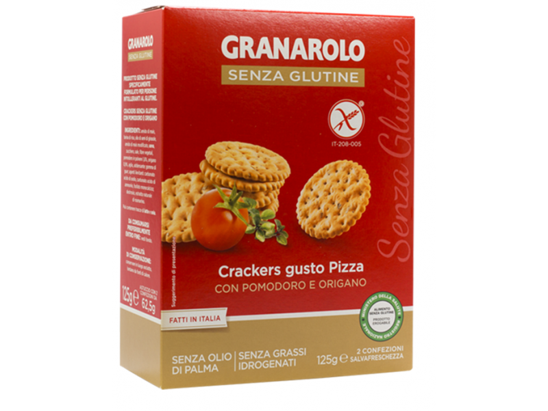 

Крекер Granarolo Crackers gusto Pizza со вкусом пиццы с помидорами и орегано 125 г