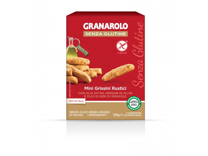 

Хлебные палочки Granarolo Mini Grissini Rustici с оливковым маслом 125 г