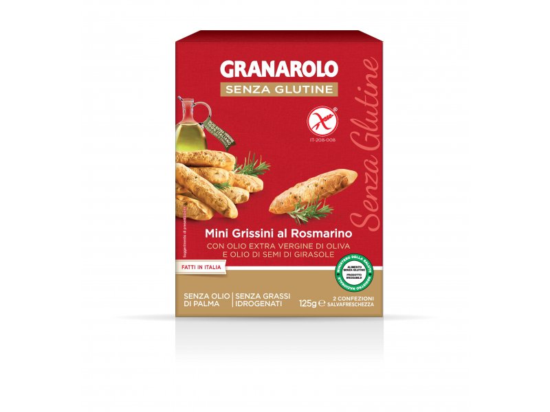 

Хлебные палочки Granarolo Mini Grissini Rosemary с розмарином 125 г